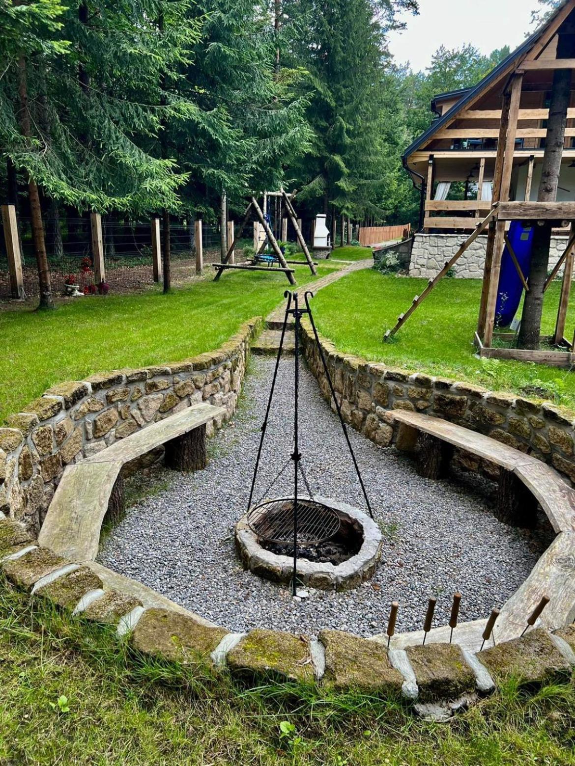 Domek Serce Lasu Hutki Extérieur photo